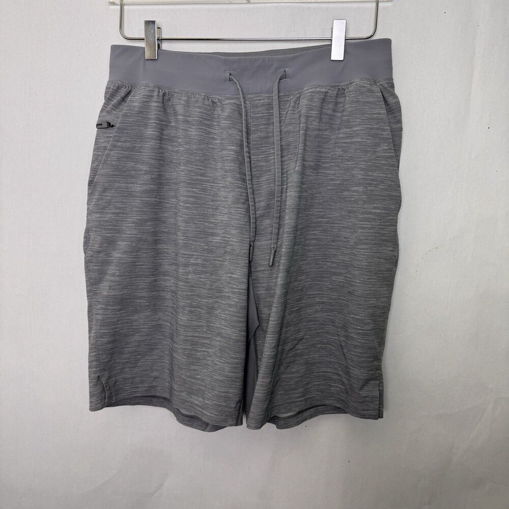 Lululemon T.H.E. Shorts Mens Medium Gray Sweat 9in Inseam Lounge Athletic Fleece